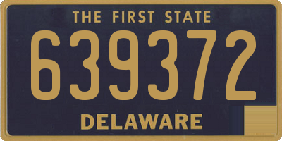 DE license plate 639372