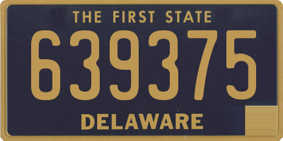 DE license plate 639375
