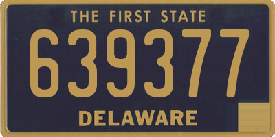 DE license plate 639377