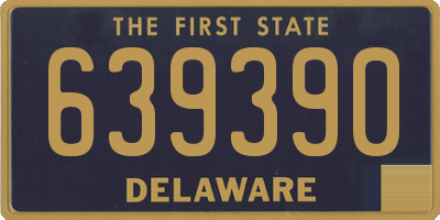 DE license plate 639390