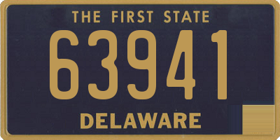 DE license plate 63941
