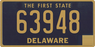 DE license plate 63948