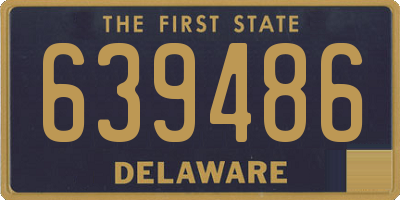DE license plate 639486