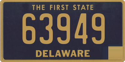 DE license plate 63949