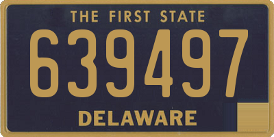 DE license plate 639497