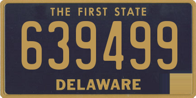 DE license plate 639499