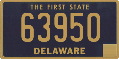 DE license plate 63950
