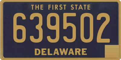 DE license plate 639502