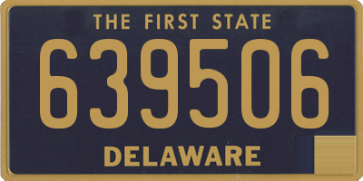 DE license plate 639506