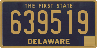 DE license plate 639519