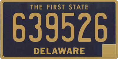 DE license plate 639526