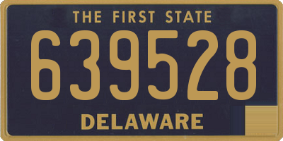 DE license plate 639528