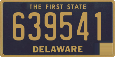 DE license plate 639541