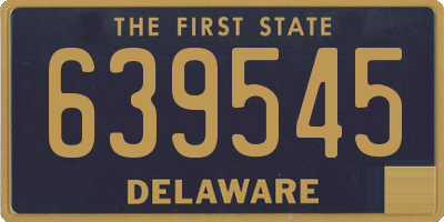 DE license plate 639545