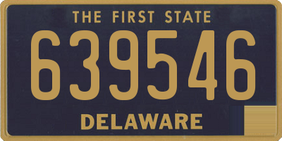 DE license plate 639546