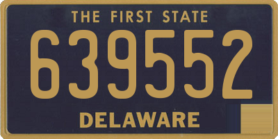 DE license plate 639552
