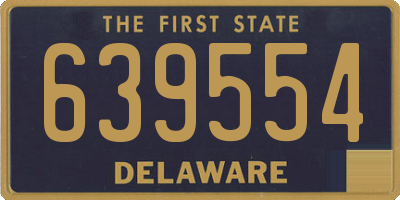 DE license plate 639554