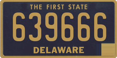 DE license plate 639666