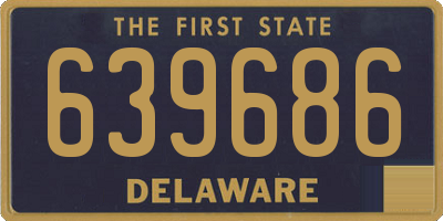 DE license plate 639686