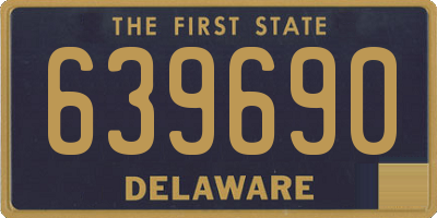 DE license plate 639690