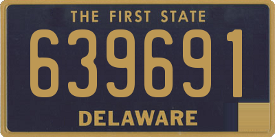DE license plate 639691