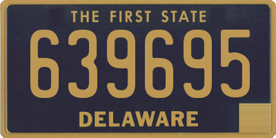DE license plate 639695