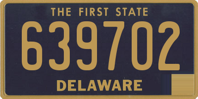 DE license plate 639702