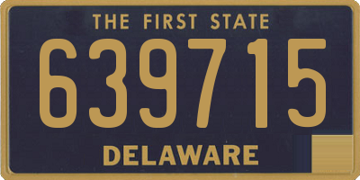 DE license plate 639715