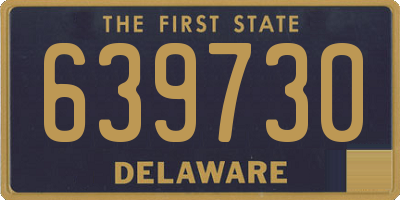 DE license plate 639730