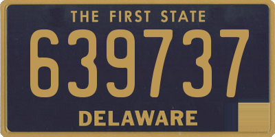 DE license plate 639737