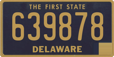 DE license plate 639878