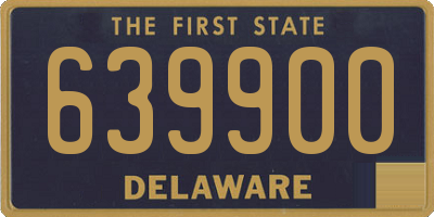 DE license plate 639900