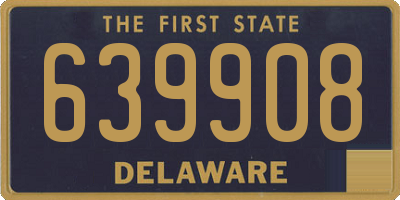 DE license plate 639908