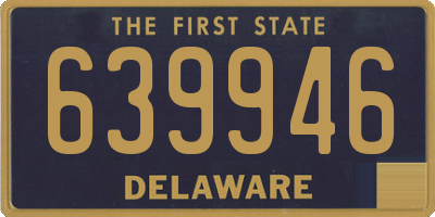 DE license plate 639946