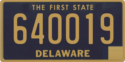 DE license plate 640019