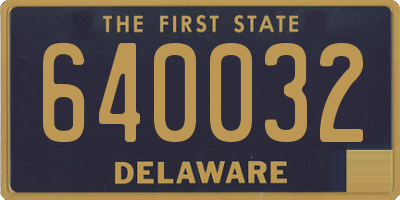 DE license plate 640032