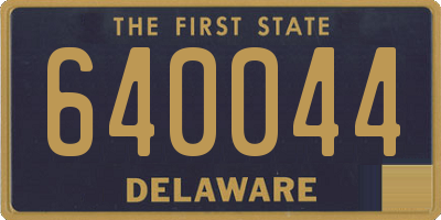 DE license plate 640044