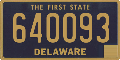 DE license plate 640093