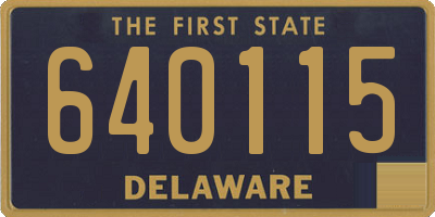 DE license plate 640115