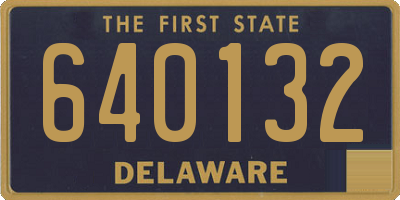 DE license plate 640132