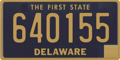 DE license plate 640155