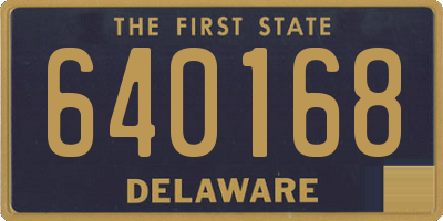 DE license plate 640168