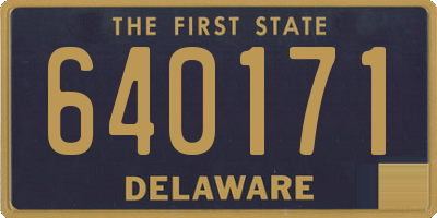 DE license plate 640171