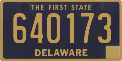 DE license plate 640173