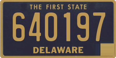 DE license plate 640197