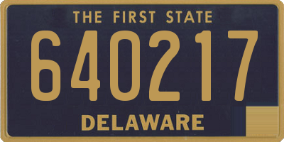 DE license plate 640217