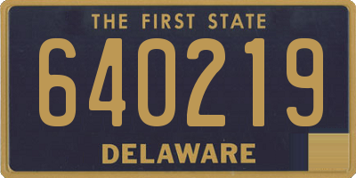 DE license plate 640219