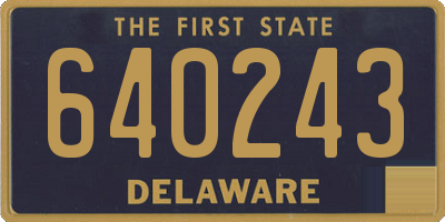 DE license plate 640243