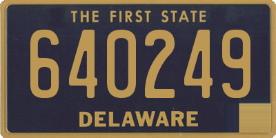 DE license plate 640249