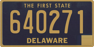 DE license plate 640271